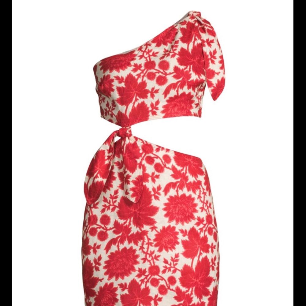 SIR the label Floral One Shoulder Dress - Picture 4 of 7